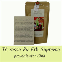 Carica l'immagine nel visualizzatore di Gallery, Tè in busta - TE ROSSO PU ERH SUPREMO