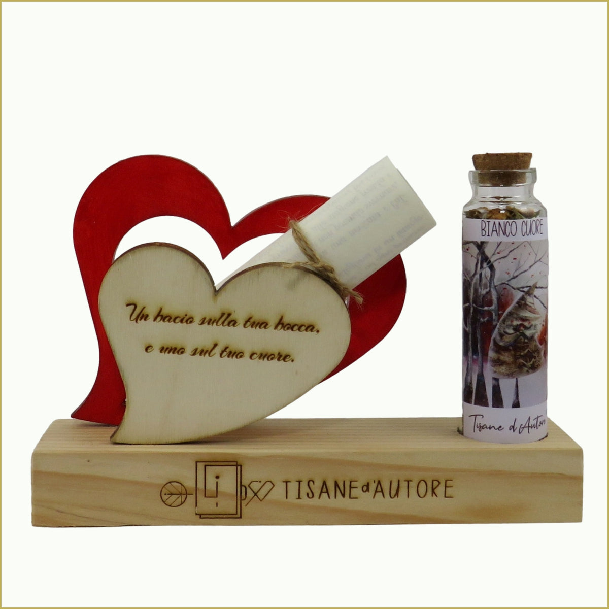 Tazze d'Autore – Bianco Cuore con tisana