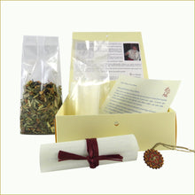 Carica l'immagine nel visualizzatore di Gallery, scatola illustrata con tisana bio - bianco cuore