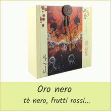 Carica l'immagine nel visualizzatore di Gallery, scatola illustrata con miscela di tè bio - diamante nero