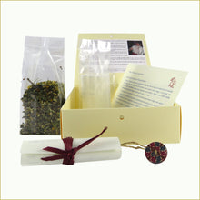 Carica l'immagine nel visualizzatore di Gallery, scatola illustrata con tisana bio - il soffio dei desideri