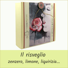 Carica l'immagine nel visualizzatore di Gallery, Scatola illustrata con infuso di frutta BIO - LA CAREZZA DI UN PETALO