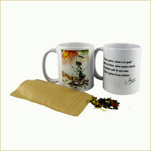 Carica l'immagine nel visualizzatore di Gallery, tazza illustrata con tisana bio - cristalli di sole
