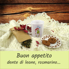 Carica l'immagine nel visualizzatore di Gallery, tazza illustrata con tisana bio - il soffio dei desideri