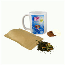 Carica l'immagine nel visualizzatore di Gallery, tazza illustrata con tisana bio - l'abbraccio dell'infinito