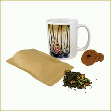 Carica l'immagine nel visualizzatore di Gallery, tazza illustrata con tisana bio - miele, amore e api