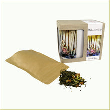 Carica l'immagine nel visualizzatore di Gallery, tazza illustrata con tisana bio - miele, amore e api