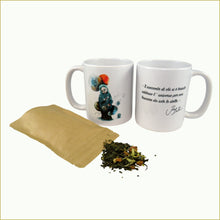 Carica l'immagine nel visualizzatore di Gallery, tazza illustrata con miscela di tè bio - pelle di stelle