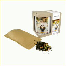 Carica l'immagine nel visualizzatore di Gallery, tazza illustrata con miscela di tè bio - sapore di sale