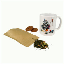 Carica l'immagine nel visualizzatore di Gallery, tazza illustrata con tisana bio - segreti sospirati