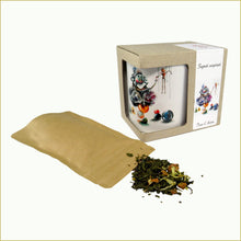 Carica l'immagine nel visualizzatore di Gallery, tazza illustrata con tisana bio - segreti sospirati