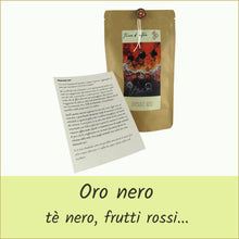 Carica l'immagine nel visualizzatore di Gallery, tisane d'autore® busta con miscela di tè bio - diamante nero