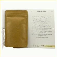 Carica l'immagine nel visualizzatore di Gallery, Tisane d'Autore® Libricino con miscela di tè BIO - CIELO DI CARTA