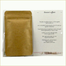 Carica l'immagine nel visualizzatore di Gallery, Tisane d'Autore® Libricino con tisana BIO - PENSIERI SOFFIATI