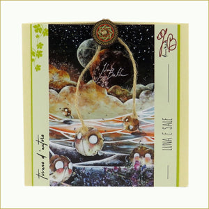 scatola illustrata con tisana bio - luna e sale